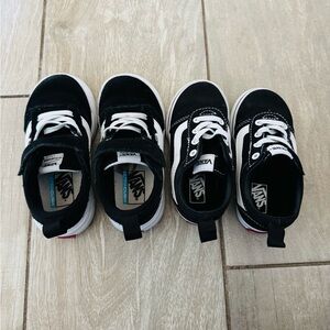 2 pairs of toddler Vans